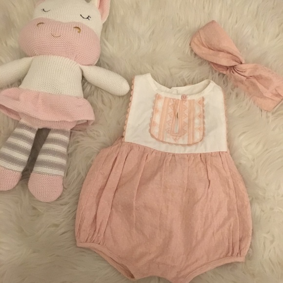 Catherine Malandrino Other - Adorable romper and headband
